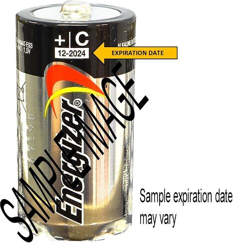 ENERGIZER E93 Max ALKALINE C BATTERY Made in USA Exp. 12-2024 or later - 48 Count in Saudi Arabia