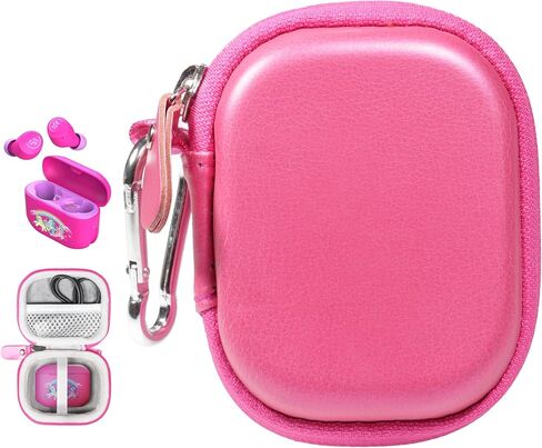 Earbuds Case for JLab Go Air Pop, Air, Air Tones, True Wireless Earbuds (Pink) in Saudi Arabia