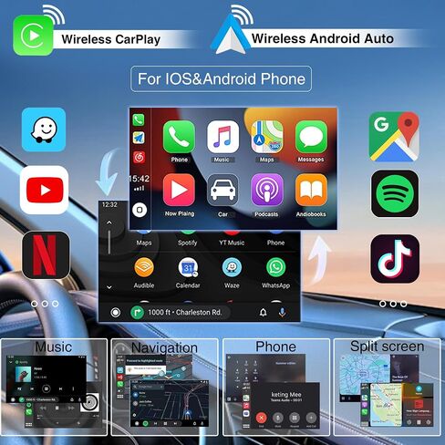 Car Radio Audio Stereo RCN210 for VW Golf MK4 POLO Passat B5 USB MP3 AUX SD Build-in Bluetooth with CD Player + Adapter with Canbus Simulator in Saudi Arabia