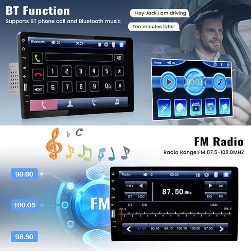 SIXWIN 9 بوصة واحدة Din تعمل باللمس سيارة ستيريو مع بلوتوث FM مرآة وصلة EQ كاميرا احتياطية عجلة القيادة التحكم MIC 1080P HD شاشة 7 لون ضوء سيارة MP5 مشغل الوسائط المتعددة in Saudi Arabia