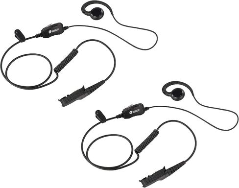 BSE12-AX C-Shape Swivel Style Earpiece Headset for Motorola Radio XPR3300 XPR3500e DEP8050 Elite in Saudi Arabia