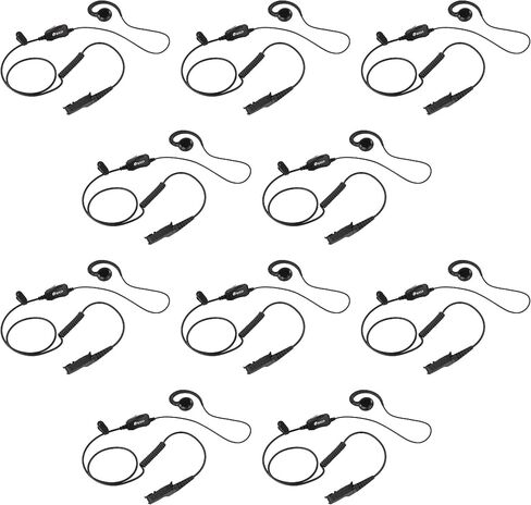 BSE12-AX C-Shape Swivel Style Earpiece Headset for Motorola Radio XPR3300 XPR3500e DEP8050 Elite in Saudi Arabia