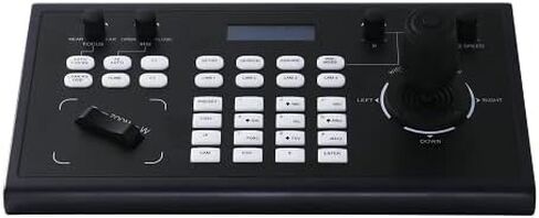 Zowietek كاميرا PTZ وحدة تحكم جويستيك 4D PoE | لوحة مفاتيح PTZ العالمية | فيسكا بيلكو-D/P | RS232 RS422 RS485 | وحدة التحكم في البث المباشر لكاميرا NDI PTZ في الكنيسة والاجتماعات ومؤتمرات الفيديو in Kuwait