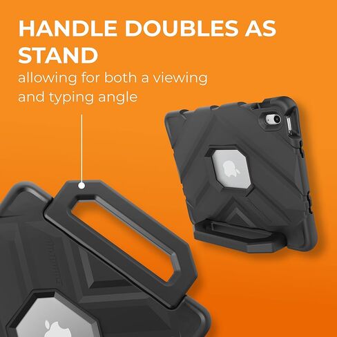 Gumdrop FoamTech Case Fits Apple iPad 9th | 8th | 7th Gen (10.2-inch) Designed for K-12 Students Teachers and Classrooms – Drop Tested Rugged Shockproof Bumpers for Reliable Device Protection – Black in Saudi Arabia