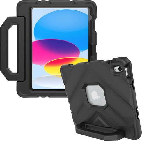 Gumdrop FoamTech Case Fits Apple iPad 9th | 8th | 7th Gen (10.2-inch) Designed for K-12 Students Teachers and Classrooms – Drop Tested Rugged Shockproof Bumpers for Reliable Device Protection – Black in Saudi Arabia