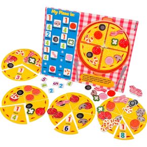 CHEFAN Fraction Tiles & Circles Activity Set,Fraction Educational Puzzle for Kids,Math Manipulatives for Elementary School Classroom Educational Kit