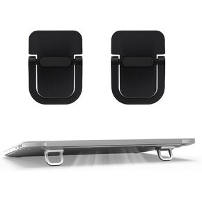 Computer Keyboard Riser, Mini Foldable Laptop Stand, Portable Laptop Stand Compatible with Mac Book, Dell, HP and Other 10-17 Inches Laptop,2pcs