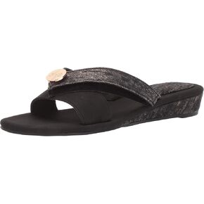 LINDSAY PHILLIPS Women's Mellie-Black Flip-Flop