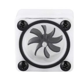 G1/4 Thread Revolving Speed Water Cooling Meter Indicator Meter for PC Water Cooling System(2 Way)