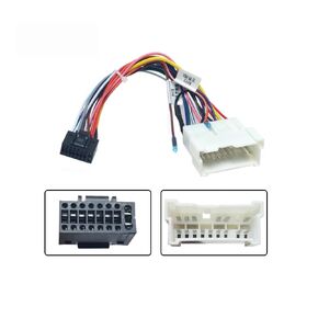 16pin Car Radio Stereo Power Retrofit Harness Cable Wire for Hyundai Santa Fe/Sonata Accent Elantra Tucson for Kia etc