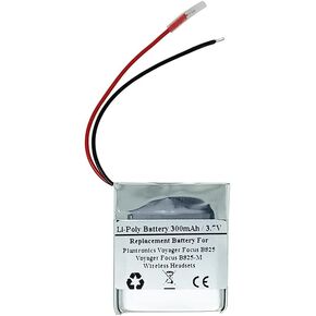 300mAh 3.7V Battery Compatiable with Plantronic s Voyager Focus B825, Voyager Focus B825-M Wireless Headsets, AHB403029