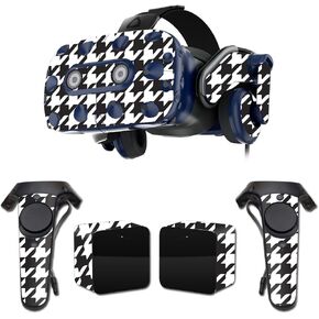 MightySkins Skin Compatible With HTC VIVE Pro VR Headset - Houndstooth | Protective, Durable, and Unique Vinyl Decal wrap cover | Easy To Apply, Remove, and Change Styles | Made in the USA