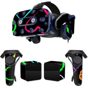 MightySkins Skin Compatible With HTC VIVE Pro VR Headset - Hearts | Protective, Durable, and Unique Vinyl Decal wrap cover | Easy To Apply, Remove, and Change Styles | Made in the USA