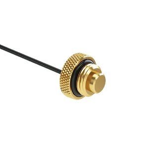 Barrow G1/4" 10K Temperature Sensor Stop Fitting, Gold, Water Cooling Monitoring