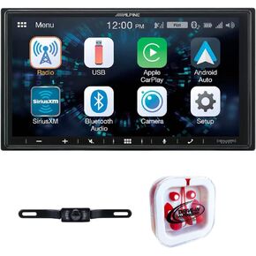 Alpine iLX-W650 Digital Media Receiver w/CarPlay & Android Auto + License Plate Camera