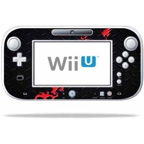 MightySkins Skin Compatible with Nintendo Wii U Gamepad Controller wrap Sticker Skins Red Dragon
