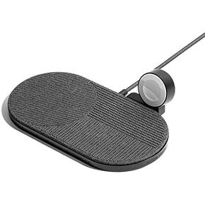 Native Union Drop XL Wireless Charger (Watch Edition) – Multi-device charging pad for iPhone & Qi compatible devices with detachable Apple Watch puck (Adapter for US, Europe and UK Included)