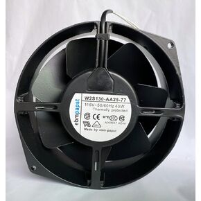 W2S130-AA25-77 150×55mm Fan W2S130-AA25-77 115V 40W 2-Wire High Temperature Fan for Javosaw W2S130-AA25-77