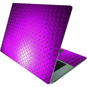 MightySkins Skin Compatible with Microsoft Surface Laptop 4 15" - Black Diamond Plate | Protective, Durable, and Unique Vinyl Decal wrap Cover | Easy to Apply and Change Styles | Made in The USA