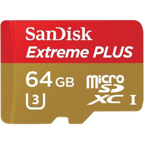 SanDisk Extreme Plus 16GB MicroSDHC UHS-I Memory Card Speed Up To 80MB/s With Adapter- SDSDQX-016G-U46A (Older Version)