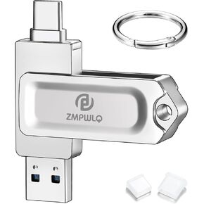 Photo Stick 128GB for iPhone 15 | Flash Drive USB C Memory Stick iPhone USB Storage for iPhone 15, iPad, Android, PC | Photo, Video, Contacts Backup | External Storage Thumb Drive