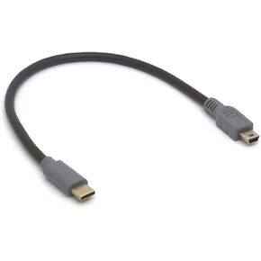 Mini USB to USB C OTG Cable USB Type C Male to Mini B Male Adapter Cord for Chromebook Pixel Digital Camera MP3 Player