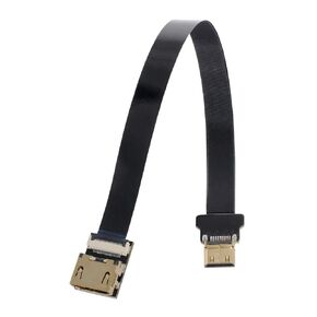 xiwai CYFPV HDMI Female to Mini HDMI Male Extension FPC Flat Cable 1080P for FPV HDTV Multicopter Aerial Photography (0.5m)