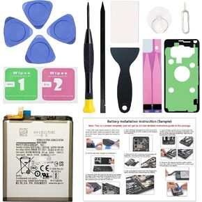 New Upgraded Battery for Galaxy Note 9, EB-BN965ABU Replacement Battery Compatible with Samsung Galaxy Galaxy Note 9, with Repair Tools & Instruction