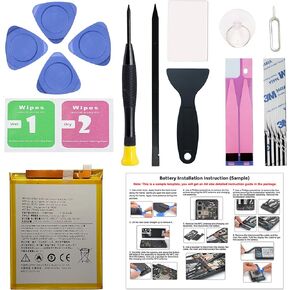 Fit for Moto Edge 5G UW 2021 Battery Replacement, with Installation Manual MB50 Battery for Motorola Edge 5G UW 2021 All Models with Repair Toolkit