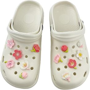 Flower Sandals for Women Cute Clogs Slippers with Buckles Beach Sandals Indoor Outdoor Casual Shoes