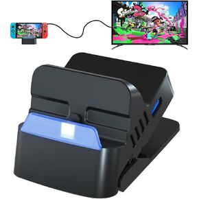 Switch TV Docking Station for Nintendo, Switch Charging Dock Adapter Support TV Dock Mode with 1080P, Portable Travel Switch OLED Docking Station for Nintendo in Kuwait