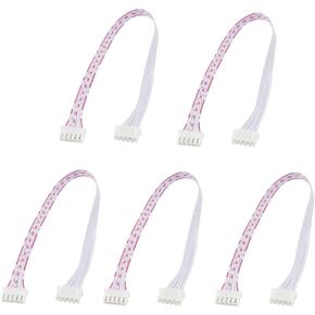 uxcell 5 Pcs 5Pin 2.54mm Pitch Female to Female Adapter Cable 30cm
