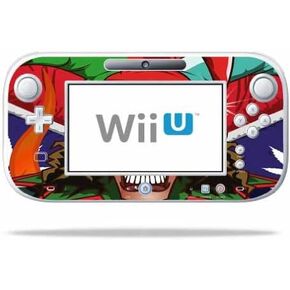 MightySkins Skin Compatible with Nintendo Wii U Gamepad Controller wrap Sticker Skins Jolly Jester