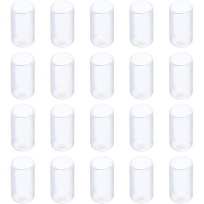 Screw Thread Protector Cover Rubber End Caps, [for Screw, Bolt] - 3/8"(10mm) ID/Clear/20pcs