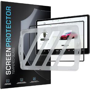 Inskin Screen Protector for Tesla Model 3 Highland 2024 (15.4 inch) - Navigation Touchscreen Tempered Glass, Matte Anti-Glare, Auto-Align Installation, Anti-Fingerprint Plasma Coating