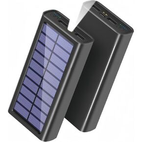 Power Bank 45800mah Large Capacity Portable Charger, Solar Power Bank, Portable Battery Charger 15W Fast Charging Power Bank