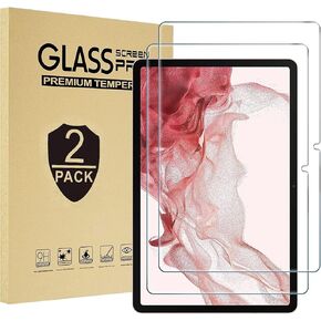 [2 Pack] Screen Protector Compatible For Galaxy Tab S9/S8/S7 11 Inch, Tempered Glass Film Guard For Samsung Tablet S9 FE 10.9-inch 2023/2022/2020 Released Anti-Scratch 9H Hardness Bubble-free Clear