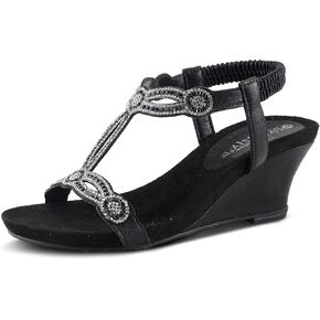 PATRIZIA Women's Shining Ankle Strap Sandal
