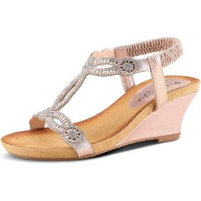 صندل نسائي لامع بحزام الكاحل من PATRIZIA in Kuwait