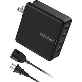 شاحن حائط USB C بقدرة 100 واط، محطة شحن سريعة، شاحن محمول بالطاقة PD، 4 منافذ شاحن سفر متوافق مع الهواتف، MacBook Pro، iPad، AirPods، Dell XPS، Pixel، PS5، Switch in Kuwait