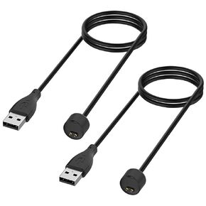 Kissmart Charger for Amazfit Band 5, Xiaomi Mi Band 7/6/5, Replacement USB Magnetic Charging Cable Cord Accessories for Mi Band 7/6/5, Amazfit Band 5 Fitness Tracker [2Pack - 1.6ft/50cm]