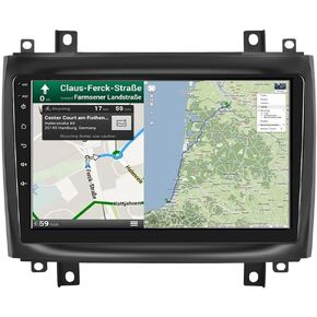 Double Din Car Stereo for 2003-2007 Cadillac CTS 10 Inch HD Touch Screen Android 13 Car Audio Multimedia Receiver with CarPlay Android Auto GPS Radio Navigation Bluetooth Camera - 2G+32G