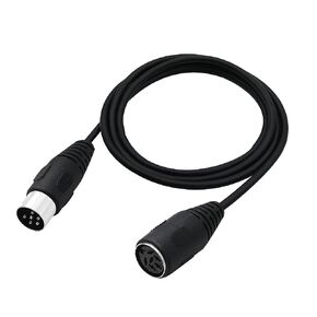 PNGKNYOCN MIDI Extension Cable DIN 6 Pin Male to Female Audio Adapter Jack Plug Cable for Digital Audio Devices(0.5m)