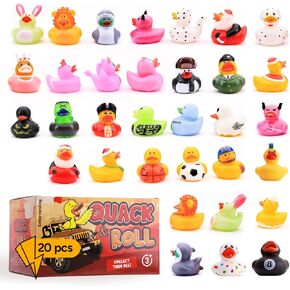 Entervending Party Favors in Bos Sets for Different Occasions (RUBBER DUCKS SET 20 PCS)