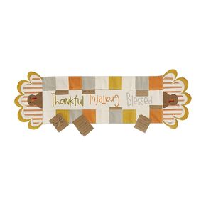 Mud Pie Children's Thanksgiving Turkey Turkey Runner with Cards