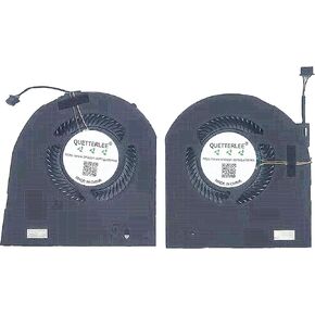 Replacement New Laptop CPU and GPU Cooling Fan for DELL Precision 7530 M7530 7540 P74F Series MG75090V1-C170-S9A MG75090V1-C160-S9A DC5V Fan