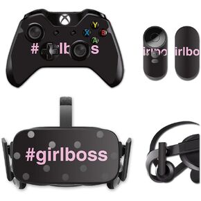 MightySkins Skin Compatible with Oculus Rift CV1 – Girl Boss | Protective, Durable, and Unique Vinyl Decal wrap Cover | Easy to Apply, Remove, and Change Styles | Made in The USA