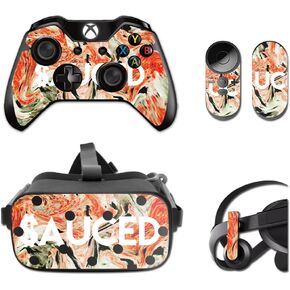 MightySkins Skin Compatible with Oculus Rift CV1 – Sauced | Protective, Durable, and Unique Vinyl Decal wrap Cover | Easy to Apply, Remove, and Change Styles | Made in The USA