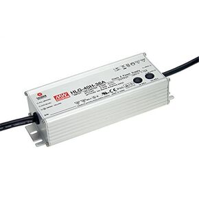 MEAN WELL HLG-40H-24B Class 2 IP67 Enclosed Switching Power Supply, 24VDC, 1670 mA, 40 Watt