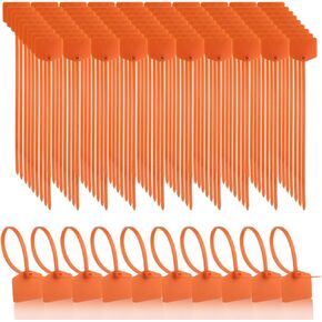 100Pcs Nylon Cable Marker Ties Self-Locking Cord Tags 6 Inch Plastic Cable Labels with Straps Self Adhesive Cable Labels for Wire Marking and Organizing Label (Red) in Kuwait